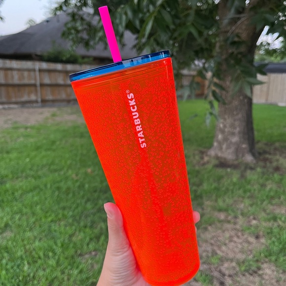 Starbucks Other - Starbucks Tangerine Bubbleseed Tumbler